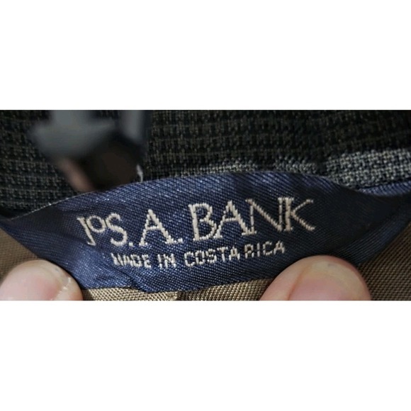 Jos.A. Banks  100% Wool Jacket Blazer Single Breasted Dark Green, 40 L - Picture 2 of 8